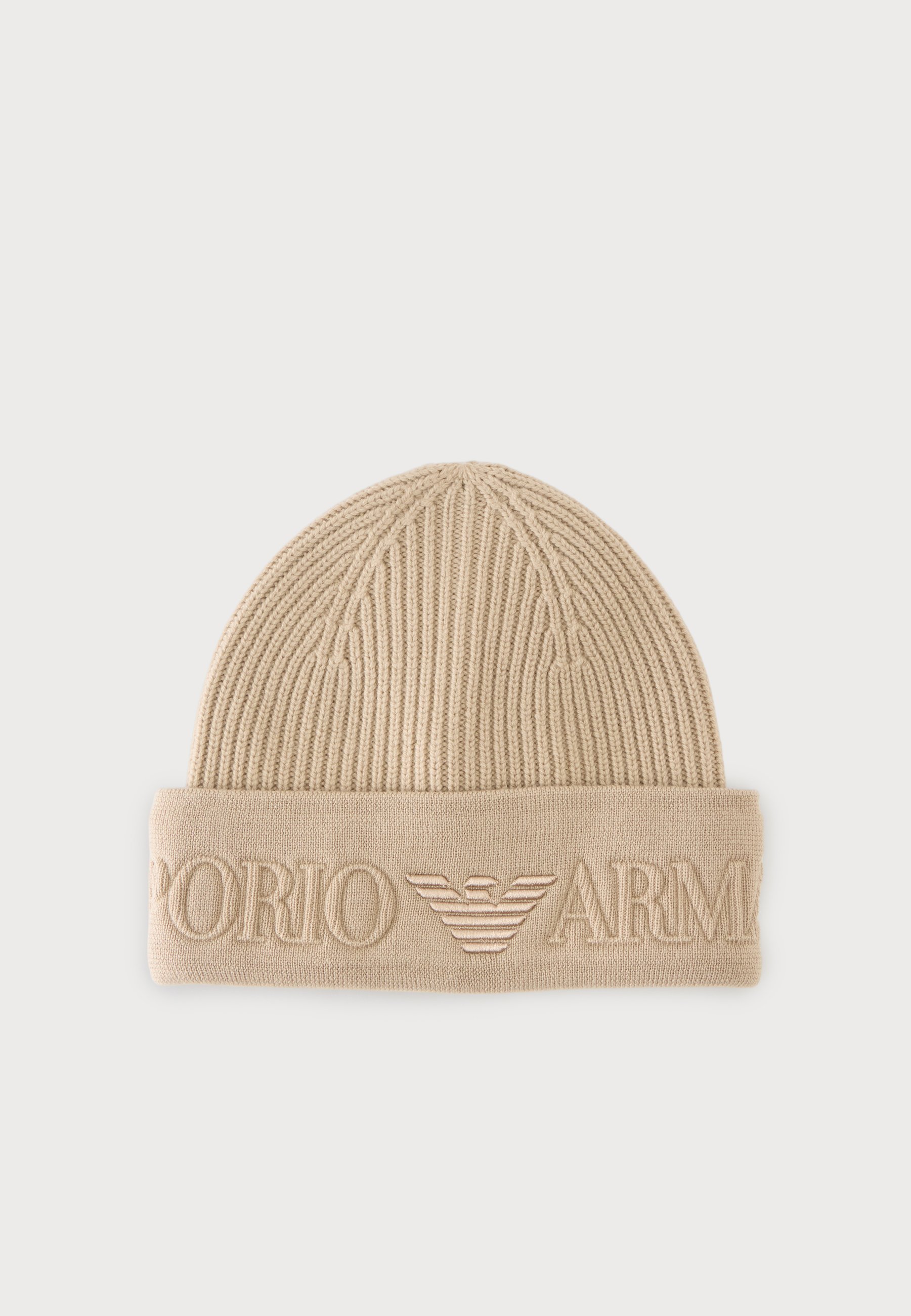Emporio Armani Beanie - beige - Zalando.co.uk