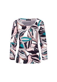 MIT BLÄTTER PRINT - Hosszú ujjú felső - black