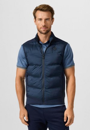 Hackett London, HACKETT LONDON SWEATSHIRT HS ULTRA HYBRID GLT FZ - Chaleco - navy