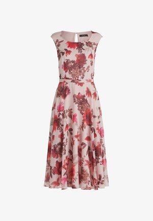 Vera Mont, VERA MONT MIT PRINT COCKTAILKLEID - Freizeitkleid - cream red