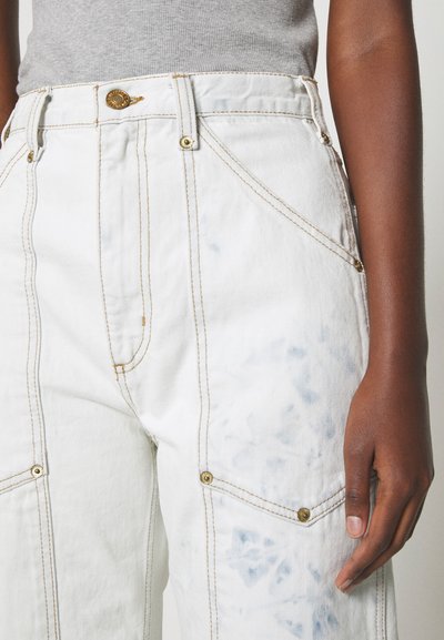 RE/DONE SUPER HIGH WORKWEAR - Jeansy Straight Leg