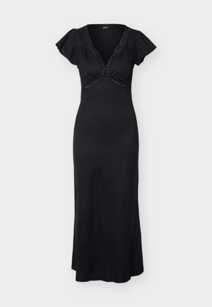 Gina Tricot, DETAIL MIDI DRESS - Kjole - black