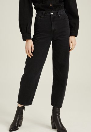 Relaxed fit jeans - black denim