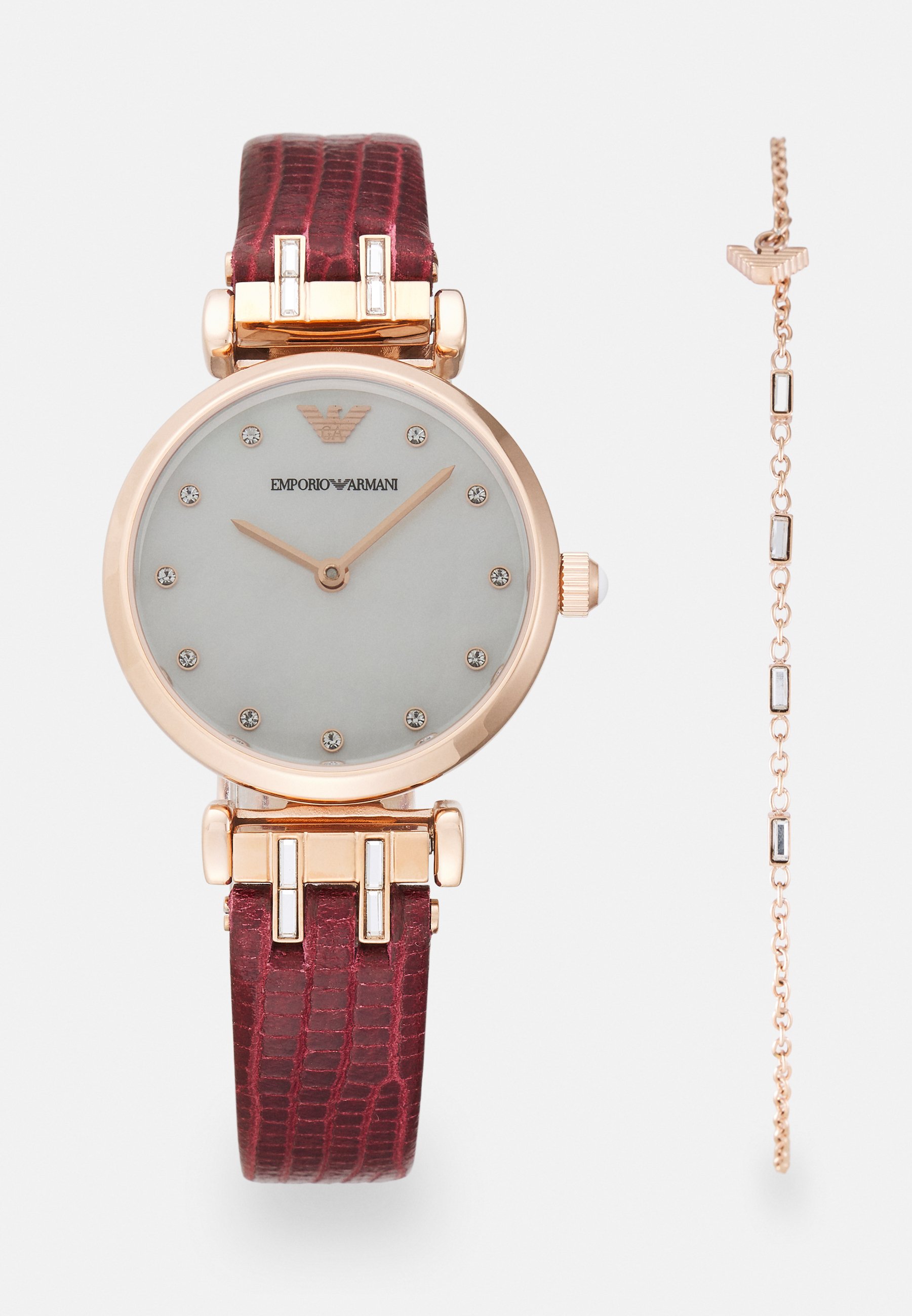 Emporio Armani GIANNI BAR SET - Orologio - red/rosso - Zalando.it