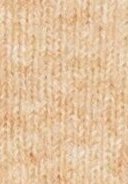 Beige strikket stof med et struktureret ribbet mønster, der har lodrette linjer og et blødt, naturligt fiberudseende.