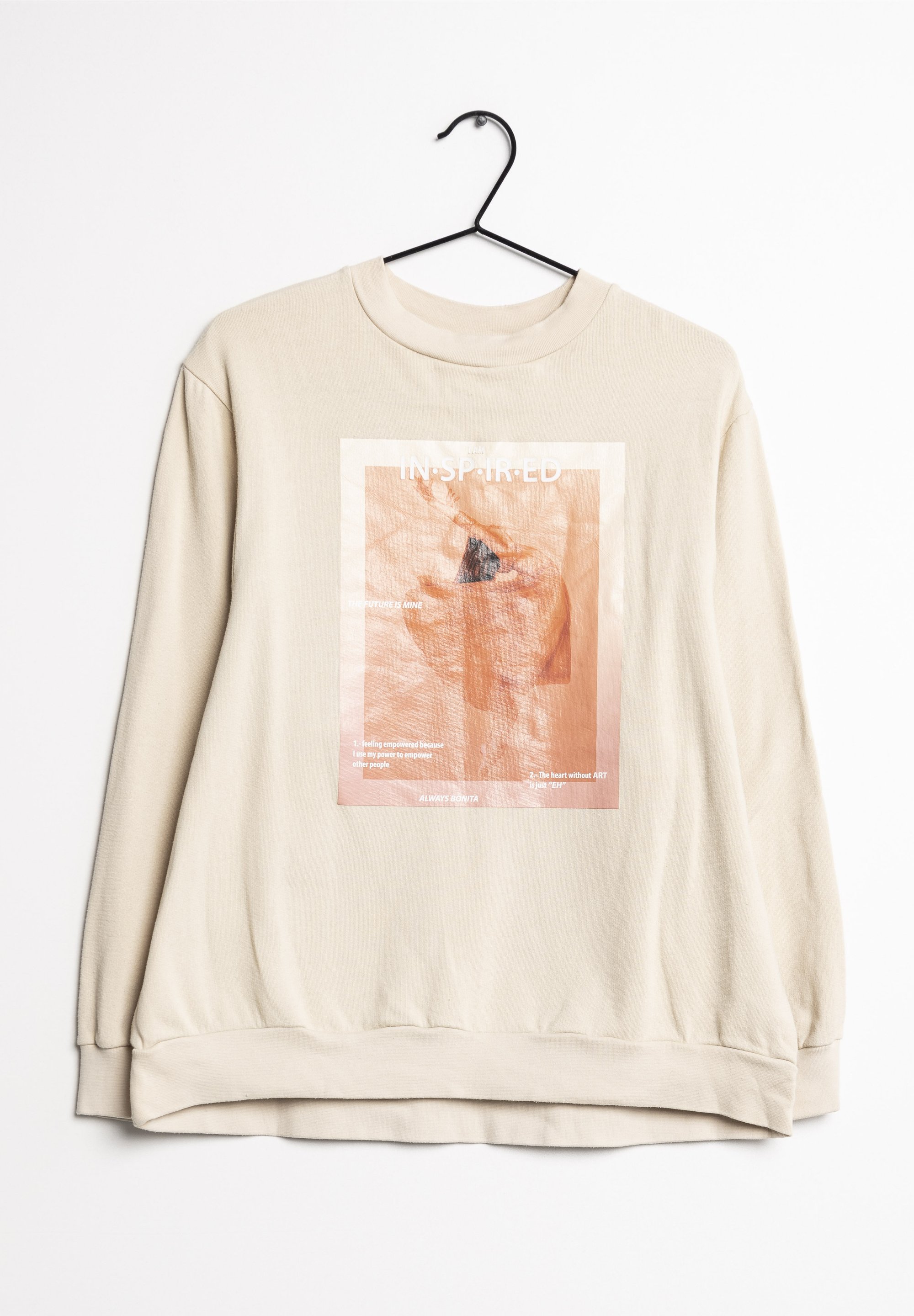 Maglione Mango Beige Chiaro Girocollo In Cotone – Nuovo Con Etichette - Foto 6