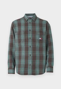 CHECK  - Camicia - black walnut