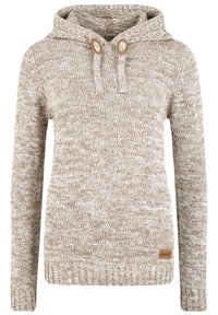 Oxmo Stickad tröja - beige