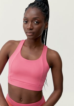Born Living Yoga NAVANI - Sports-BH'er med medium støtte - coral