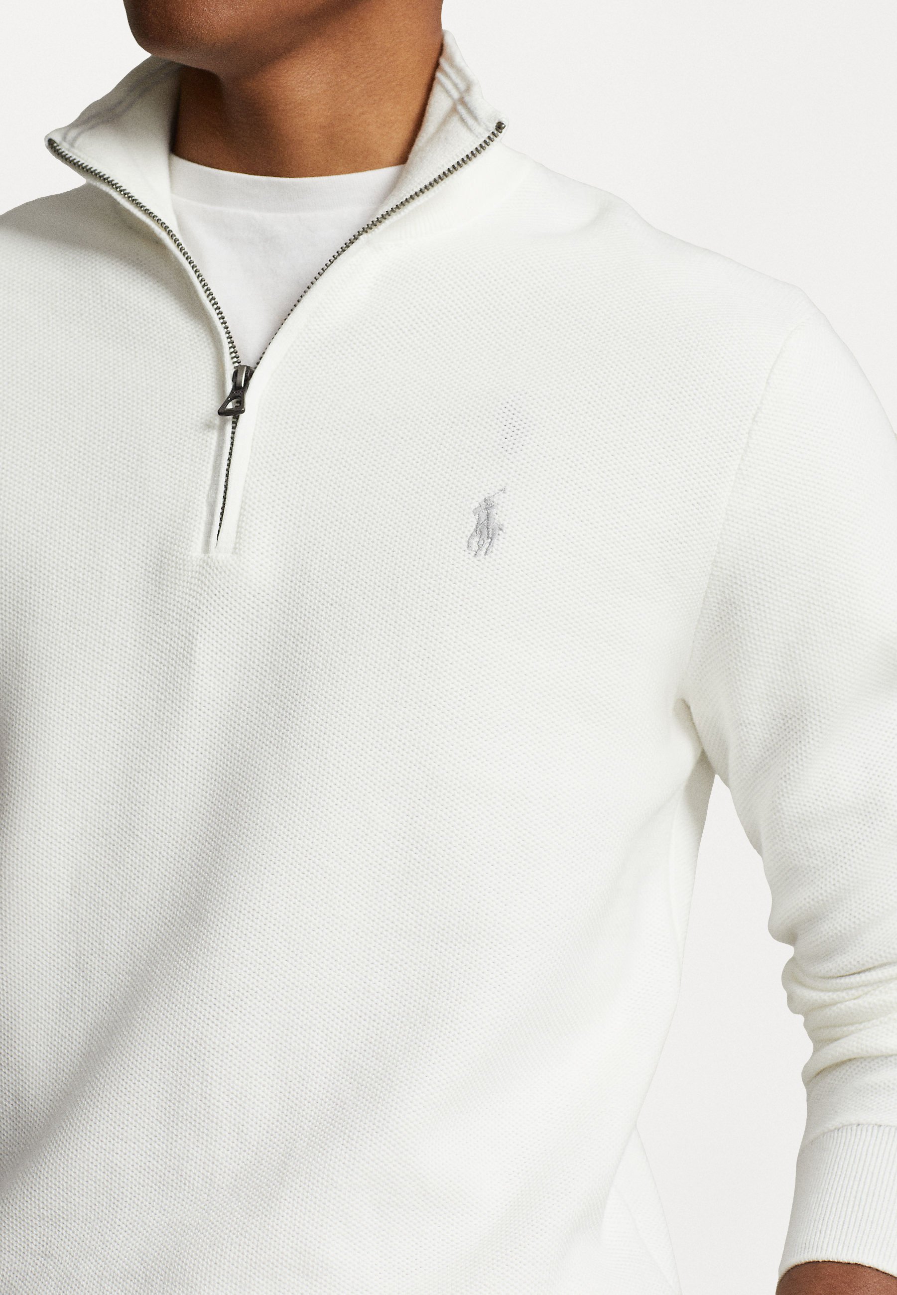 Polo Ralph Lauren KNIT COTTON QUARTER ZIP JUMPER - Jumper