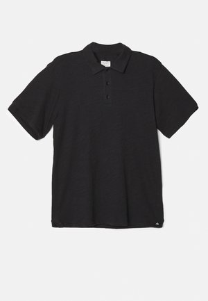 rag & bone CLASSIC FLAME - Polo marškinėliai - black