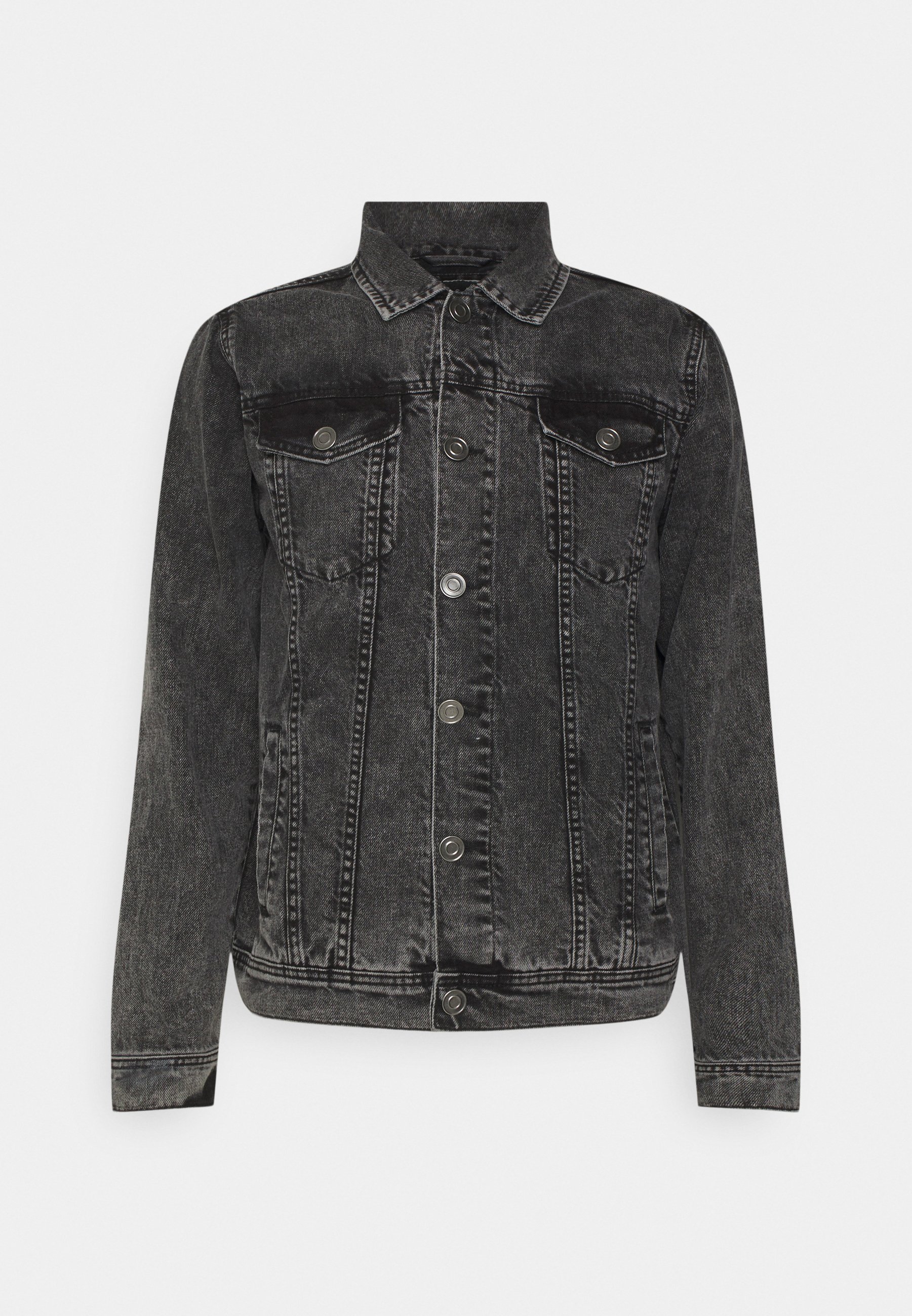 Brave Soul CLASS - Denim jacket - black denim/black - Zalando.co.uk