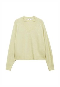 Strickpullover - light green