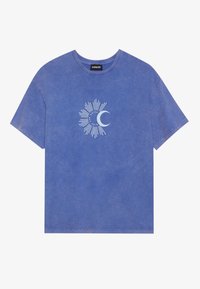 Marškinėliai su spaudiniu - dark purple