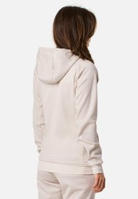 Swedemount TRAINING LOGO ZIP HOOD W II - Fleece jacket - beige melange beige