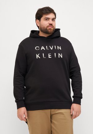ENLARGED LOGO HOODIE - Sweatshirt - black