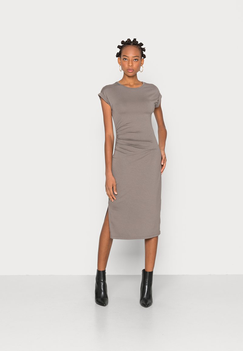 Anna Field Vestido de malha - brown