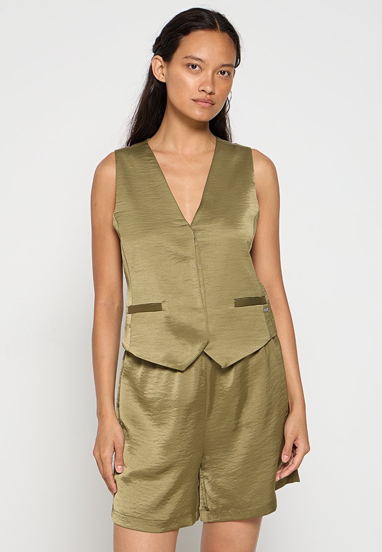 Scotch & Soda Bodywarmer olijfgroen