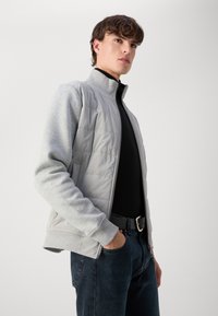 Tommy Hilfiger MIX MEDIA ZIP THRU - Light jacket - light grey heather