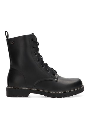 DELT - Botines con cordones - black