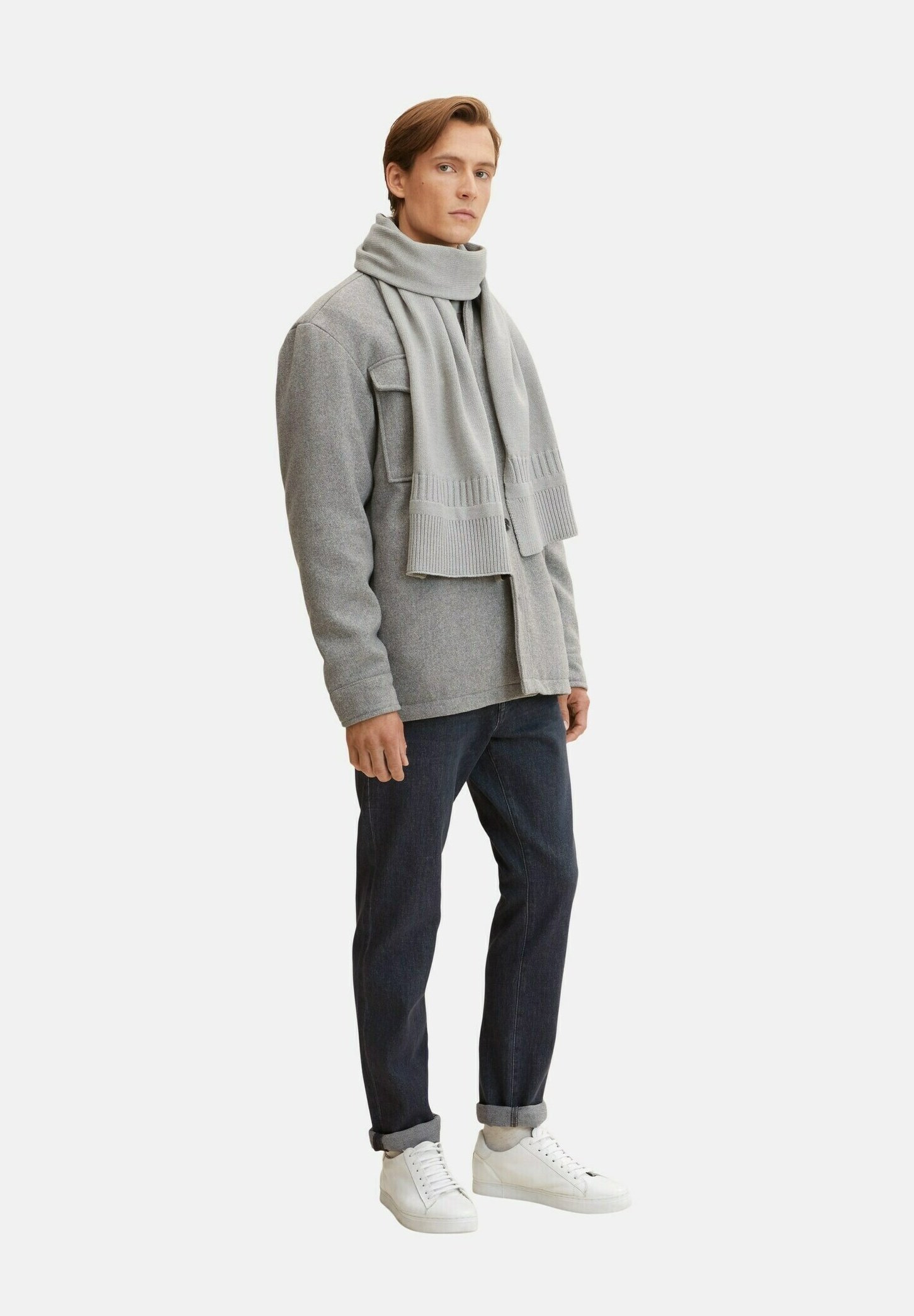 TOM TAILOR BASIC - Sjaal - ordinary grey melange/lichtgrijs - Zalando.nl