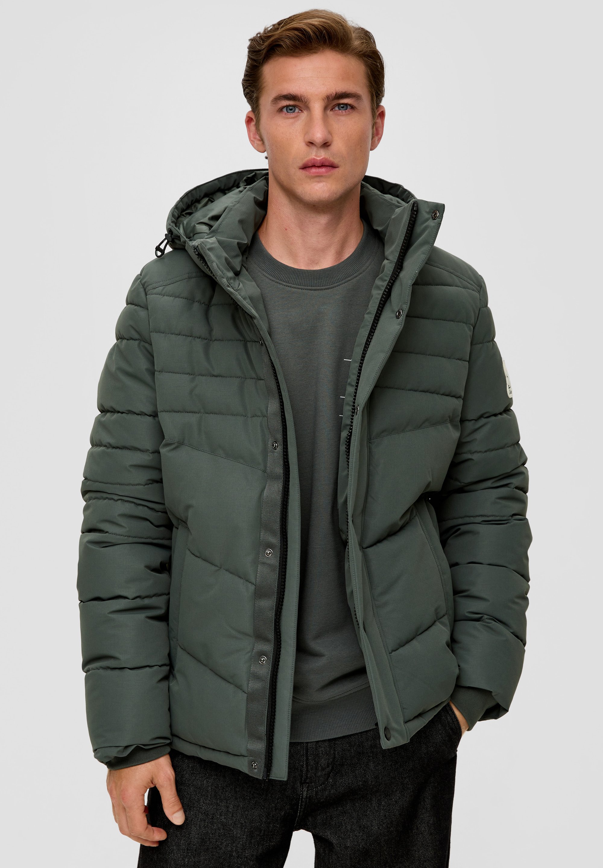 Aboutyou Soliver Winterjacke Herren Jacke In Weiß ABOUT YOU