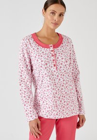 Damart MANCHES LONGUES SET - Pijama - rouge