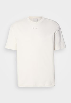 Calvin Klein NANO LOGO - T-shirt basic - tofu