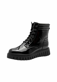 Marco Tozzi Stivaletti con la zeppa - black patent