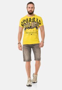 Cipo & Baxx T-Shirt print - yellow