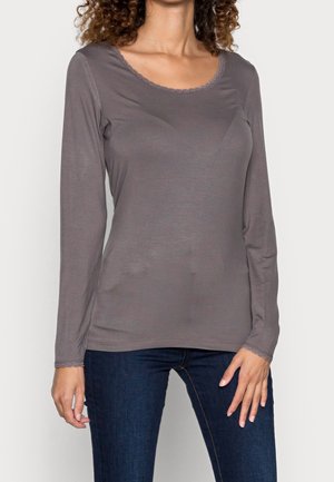 T-shirt à manches longues - mottled grey