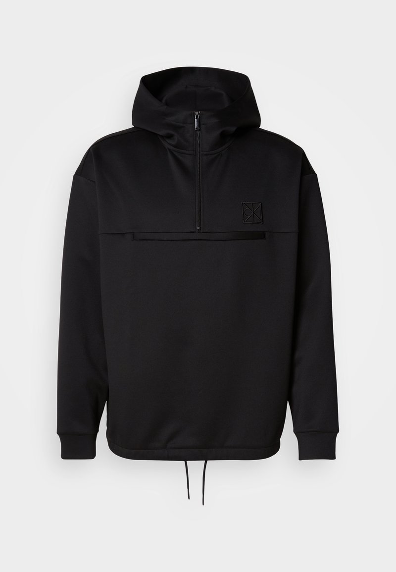 Calvin Klein HEAVY ZIP ANORAK HOOD - Veste coupe-vent - black/noir ...