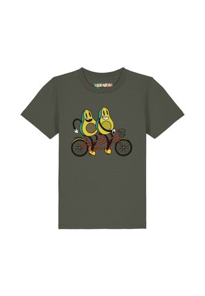 AVOCADO FAHRRAD - T-shirt imprimé - khaki