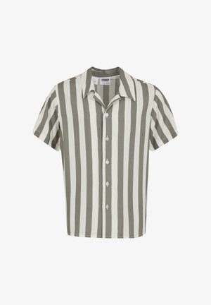 Urban Classics RESORT - Vapaa-ajan kauluspaita - paleolive offwhite