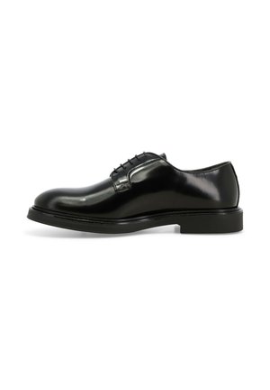 DERBY ABRASIVATA - Stringate eleganti - nero