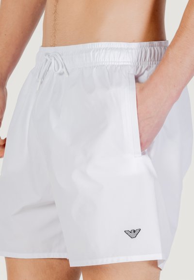 Emporio Armani EAGLE - Shorts da mare - white