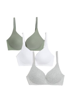 3PK - Sujetador con aros - green mix