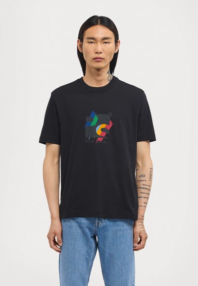 PS Paul Smith MENS SQUARE - T-shirt med print - blacks
