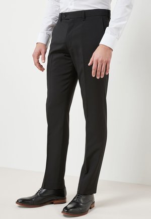 Trousers - Suit Trousers   Slim Fit - Pantalón de traje - mottled black