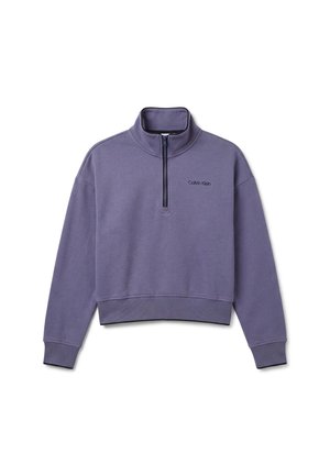 Calvin Klein, 1/4 ZIP - Sweatshirt - stone hard blue