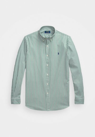 Polo Ralph Lauren SLIM FIT STRIPED STRETCH POPLIN SHIRT - Camisa - pine/white