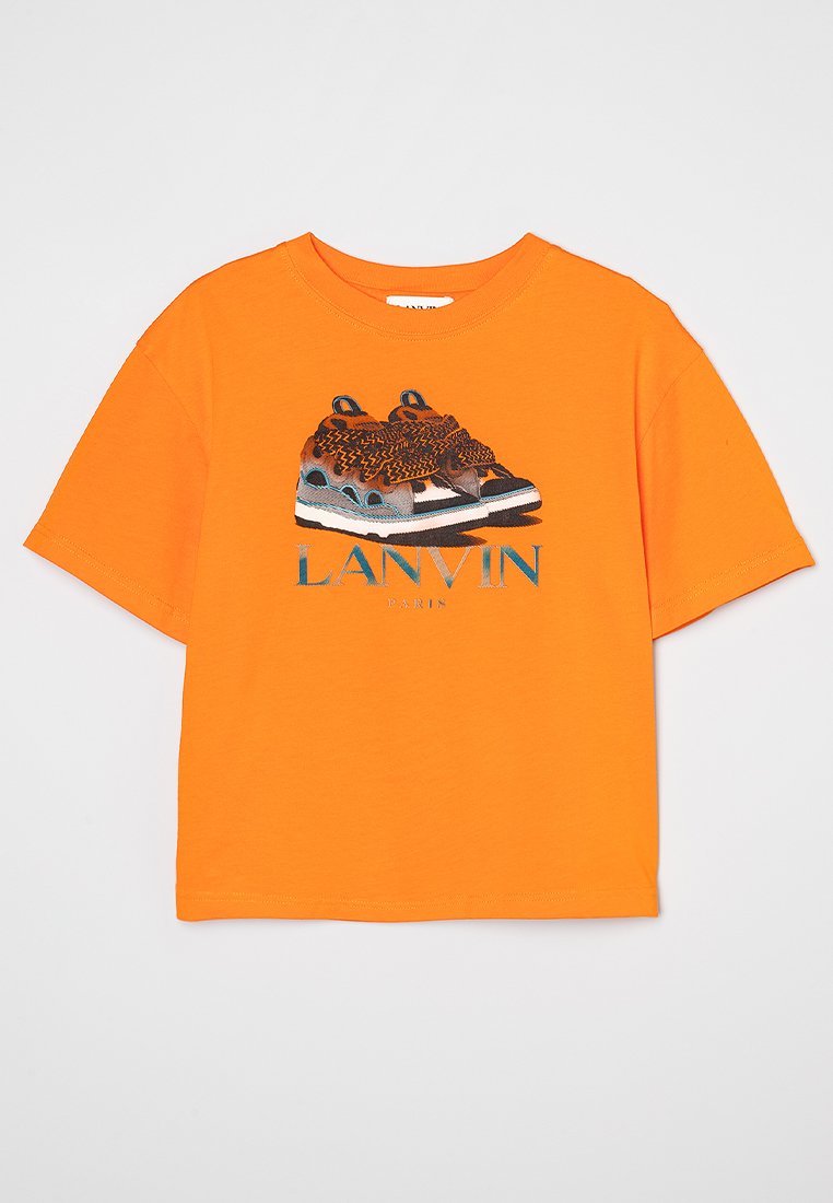 LANVIN T-shirt print oranje