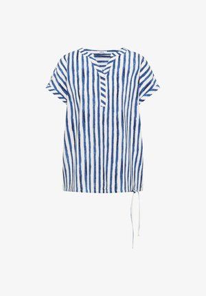Cecil, DROP-SHOULDER BLOUSE WITH STRIPES - Camicetta - urban navy blue