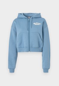 LINEAR HERITAGE FULL ZIP - Camisola com fecho - shoreline blue