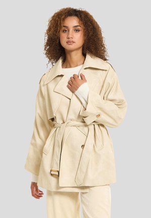 BELTED  - Trenchcoat - cream