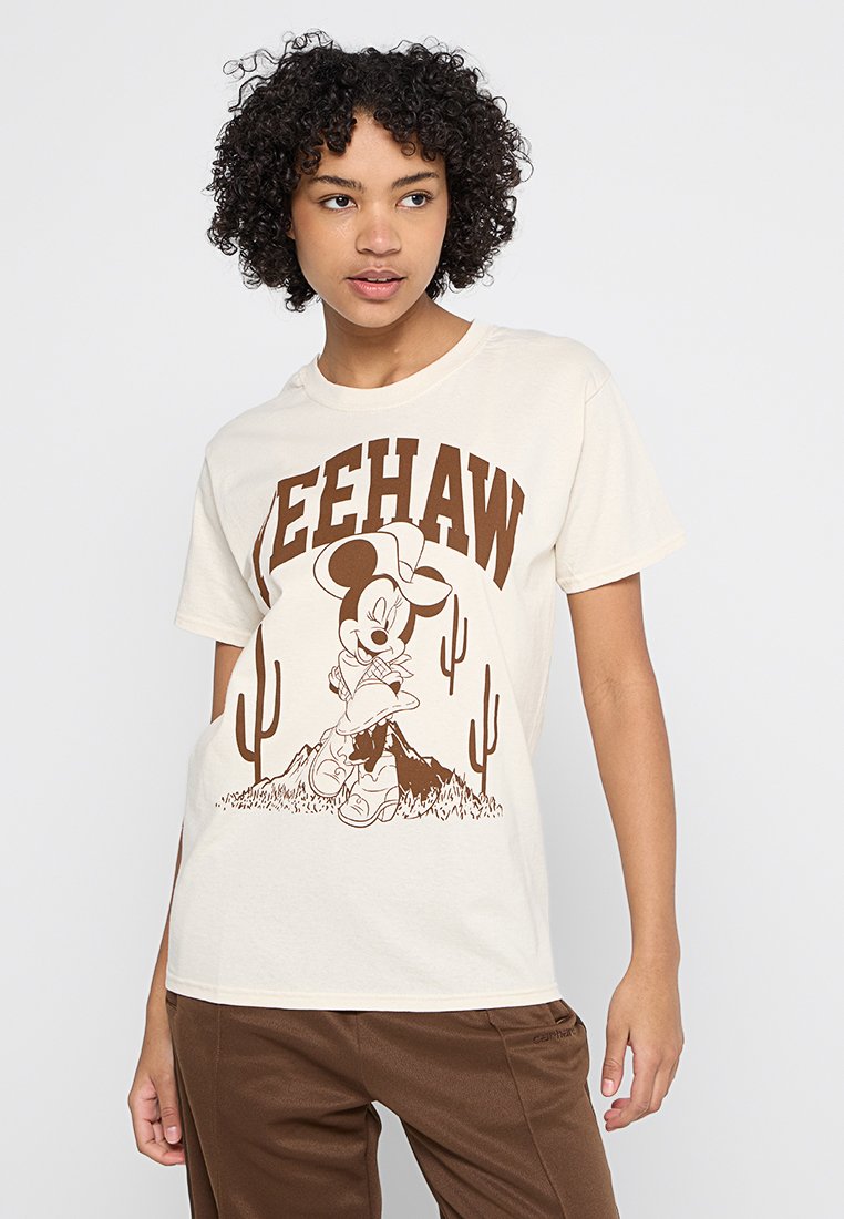Disney T-shirt print beige Disney T-shirt print beige