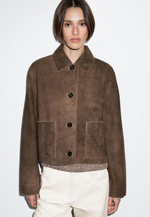 Massimo Dutti - Kurtka skórzana