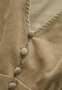 REGULAR FIT - LONG SLEEVE MINI - Vestito casual - khaki green