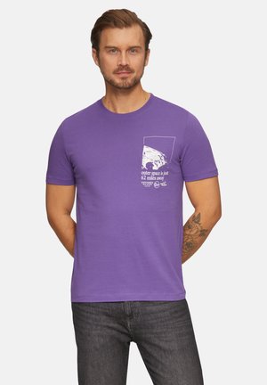 s.Oliver MIT PRINT - T-shirt print - lila