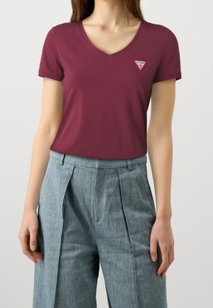 T-shirt basique - bordeaux